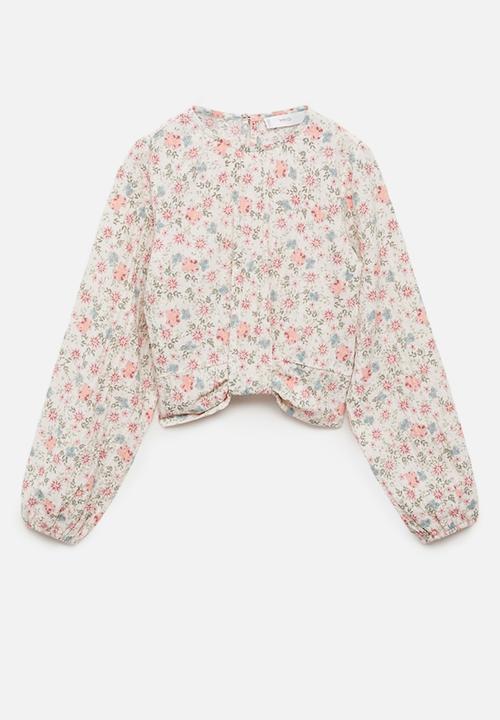 MANGO - Blouse annita - light beige