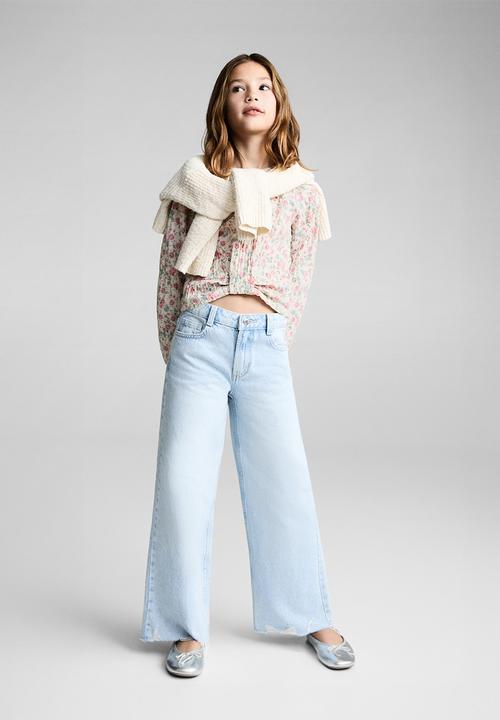 MANGO - Blouse annita - light beige