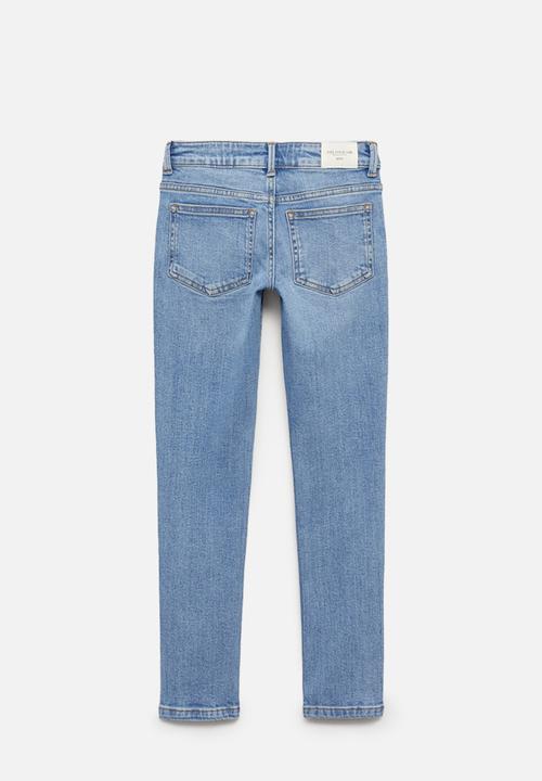 MANGO - Jeans skinny - open blue