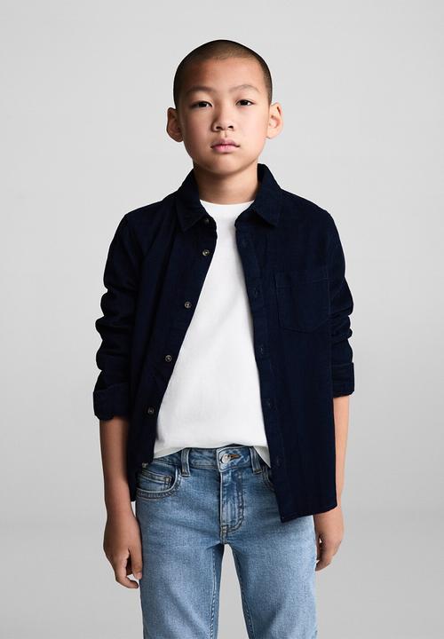 MANGO - Jeans skinny - open blue