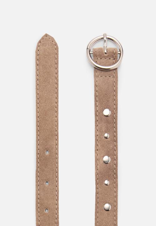 MANGO - Belt bandu - light pastel brown