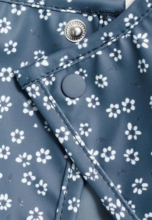 MANGO - Bib flower - medium blue
