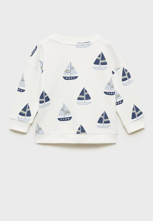 MANGO - Sweatshirt sailaop - natural white