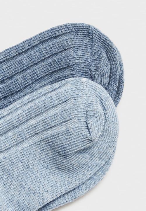 MANGO - Socks blue - medium blue
