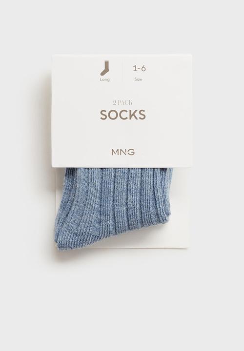 MANGO - Socks blue - medium blue