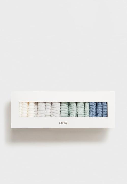 MANGO - Socks green - multi