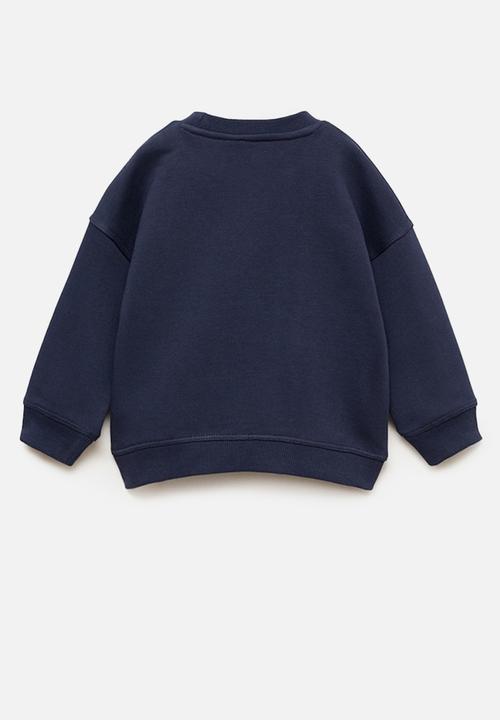 MANGO - Sweatshirt stories - navy
