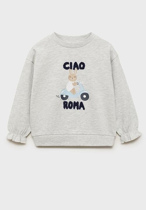MANGO - Sweatshirt ciao - lt pastel grey