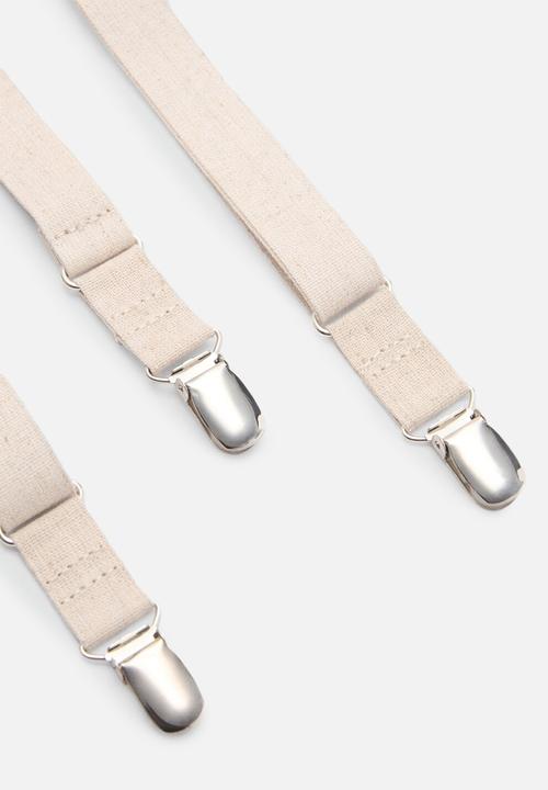MANGO - Braces lino - light pastel brown