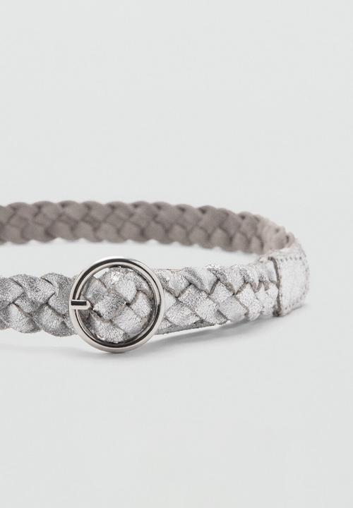 MANGO - Belt silver - silver