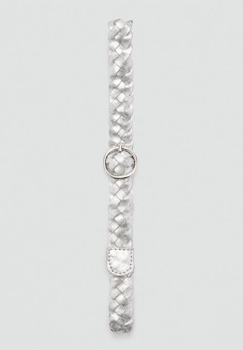MANGO - Belt silver - silver