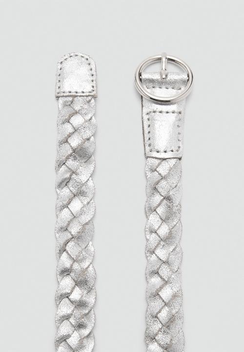 MANGO - Belt silver - silver