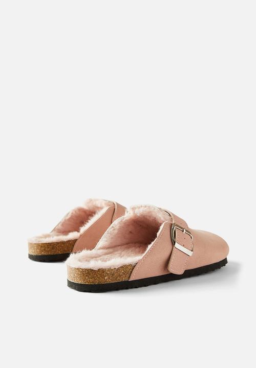 Cotton On - Rex buckle mule - blush cosy
