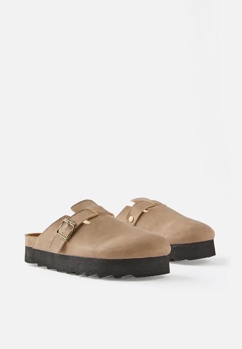 Cotton On - Rex flatform mule - roebuck nubuck