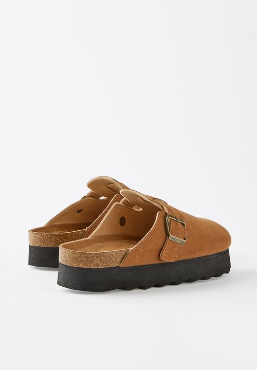 Cotton On - Rex flatform mule - desert tan