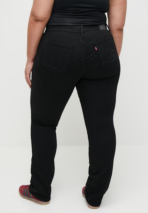 Levi’s® - Curvy straight za - black saturation
