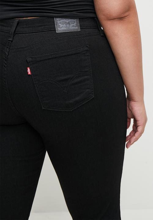 Levi’s® - Curvy straight za - black saturation