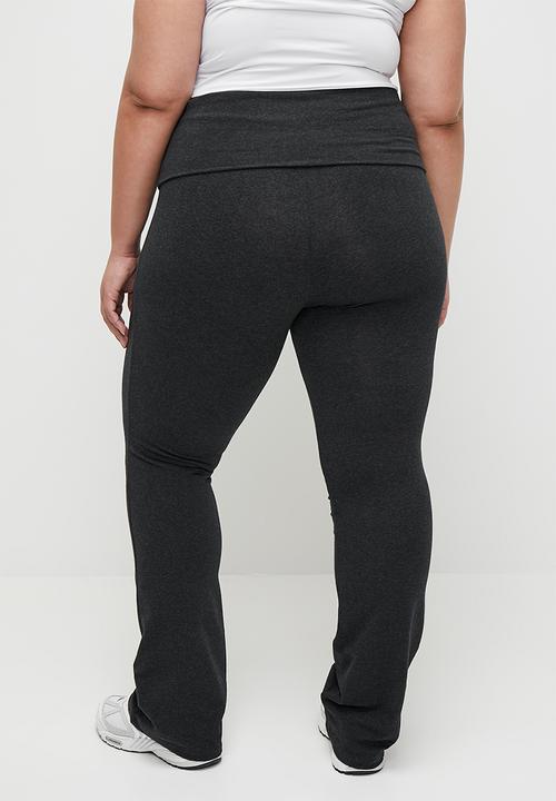 Cotton On - Plus Bella Bootleg Pant - Charcoal Marle