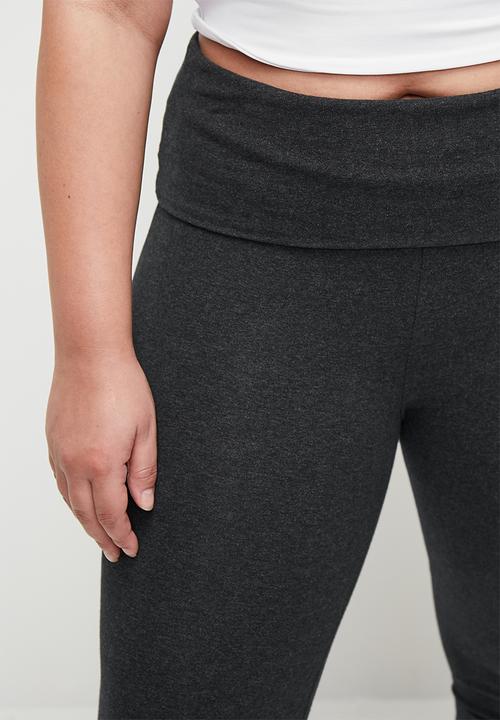 Cotton On - Plus Bella Bootleg Pant - Charcoal Marle