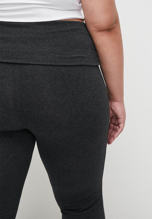 Cotton On - Plus Bella Bootleg Pant - Charcoal Marle