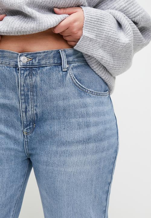 Cotton On - Plus Lyocell Straight Jean - Blue Cove