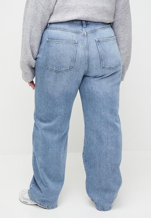Cotton On - Plus Lyocell Straight Jean - Blue Cove
