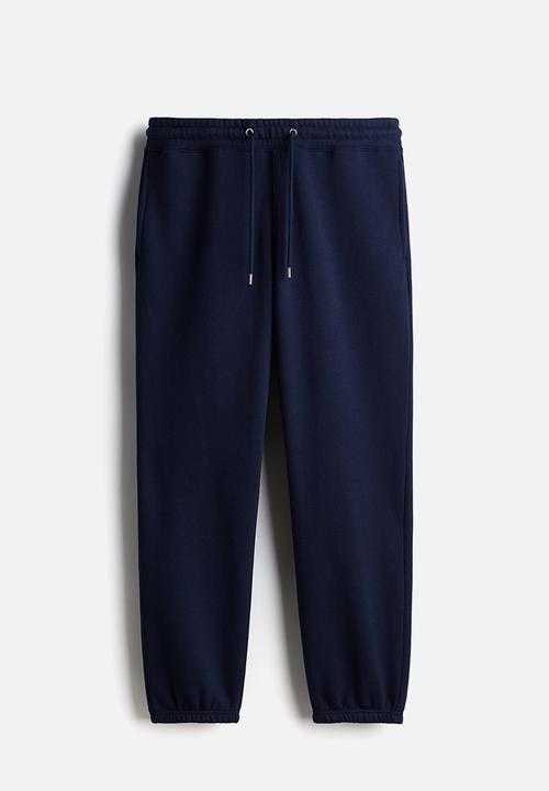 H&M - Loose fit sweatpants - navy blue 