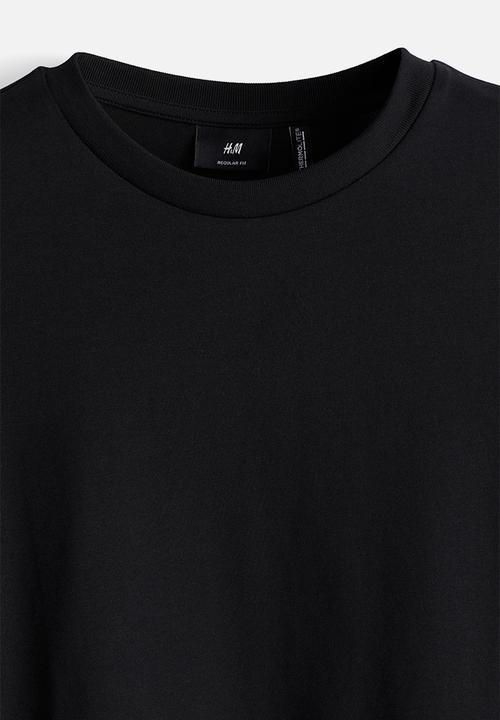 H&M - Thermolite® regular fit jersey top - black