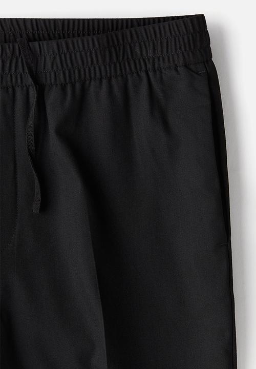 H&M - Slim fit tailored trousers - black