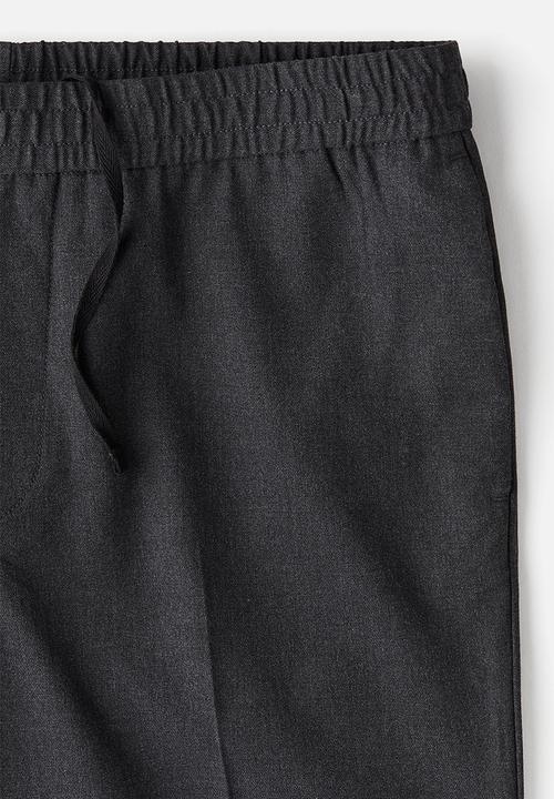 H&M - Slim fit tailored trousers - dark grey