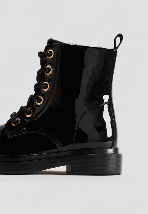 H&M - Lace-up boots - black