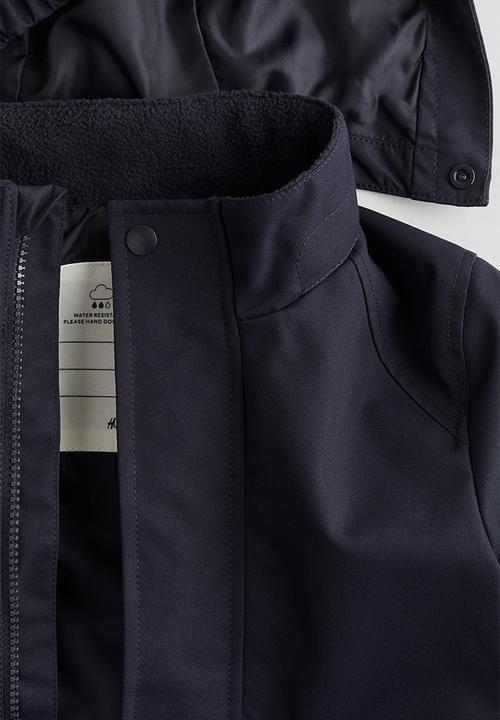 H&M - Water-resistant room-to-grow parka - navy blue