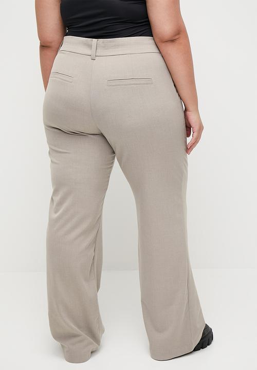 Cotton On - Plus Luis Suiting Pant - Taupe Marle