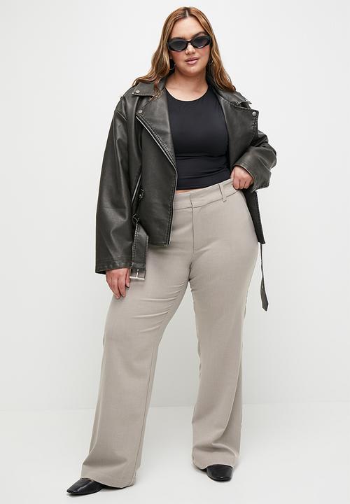 Cotton On - Plus Luis Suiting Pant - Taupe Marle