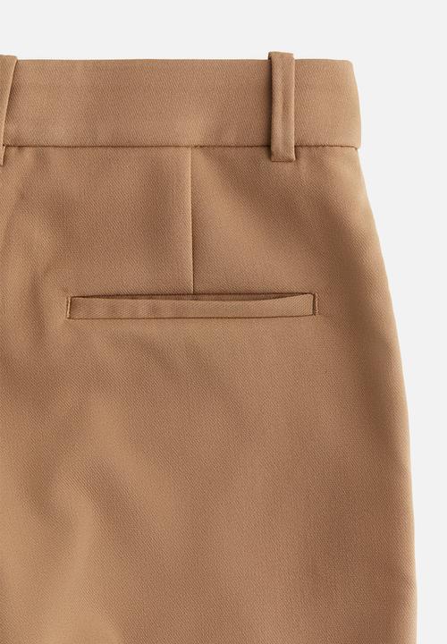 H&M - Cigarette trousers - dark beige