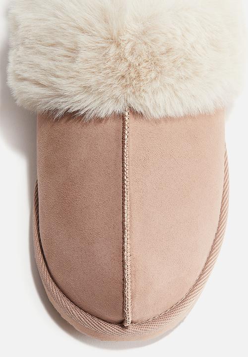 H&M - Warm-lined slippers - beige