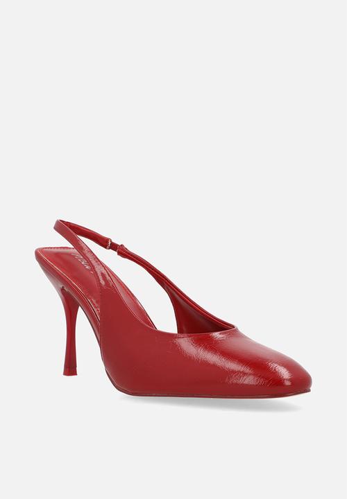 Public Desire - Tilapia slingback stiletto - red