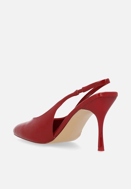Public Desire - Tilapia slingback stiletto - red
