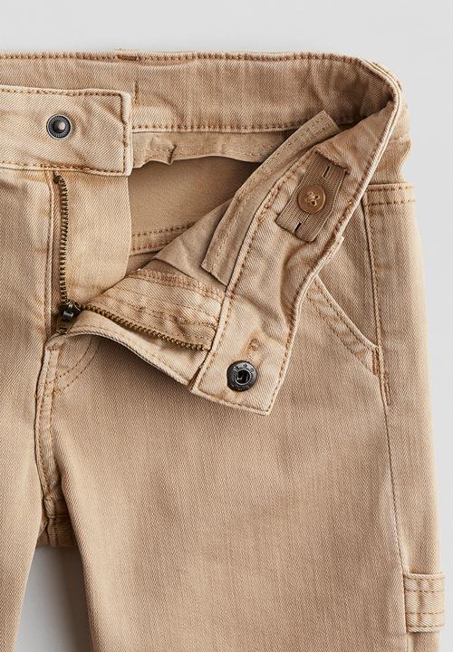 H&M - Relaxed fit carpenter trousers - beige