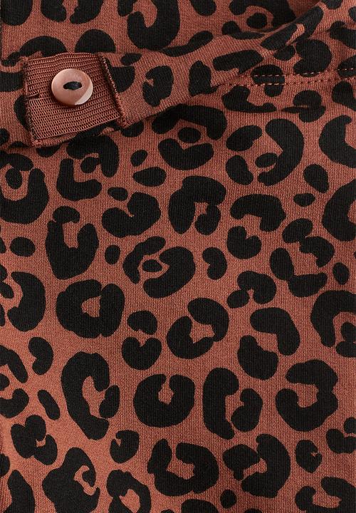 H&M - Leggings - brown/leopard-print