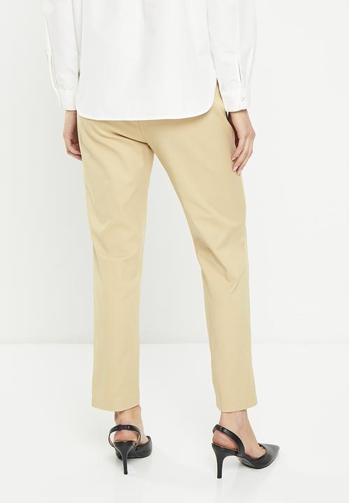 Pringle of Scotland - Pringle amina smart trousers - stone