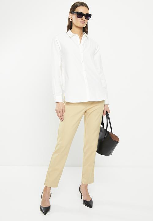 Pringle of Scotland - Pringle amina smart trousers - stone