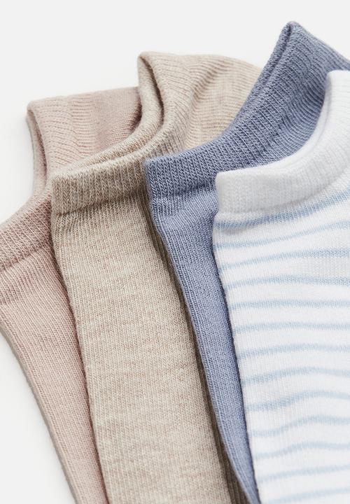 H&M - 7-Pack trainer socks - white striped
