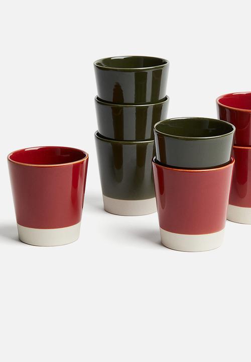 H&M - Stoneware mug - dark green