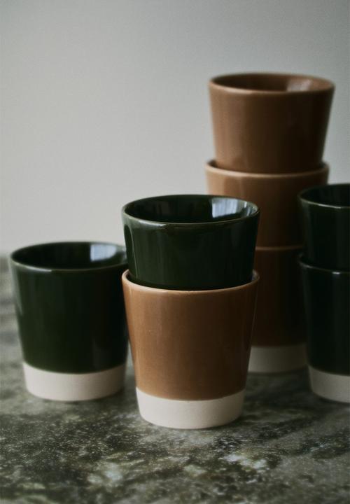 H&M - Stoneware mug - dark green