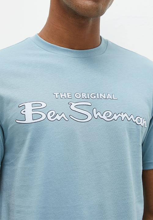 Ben Sherman - Signature Tee-Shirt Flock Print - blue