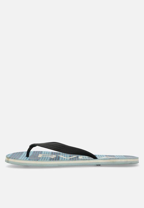 RVCA - Trenchtown Sandal - black lime