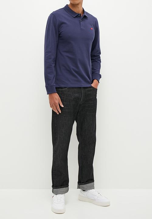 Levi’s® - Long sleeve slim housemark polo - Naval Academy