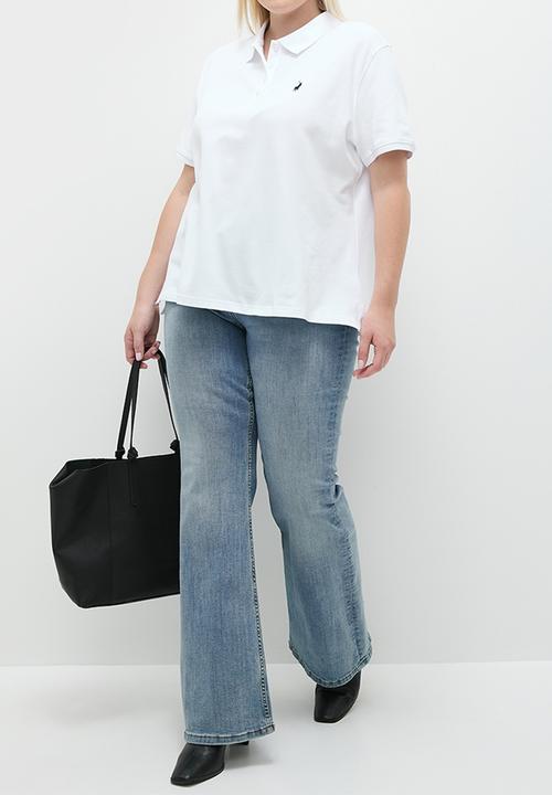 POLO - Plus Margot pony golfer - white