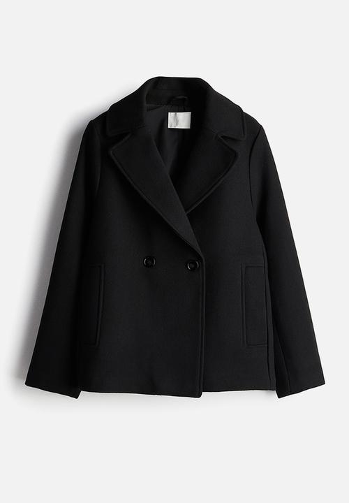ジャケット・アウター short length wool pea coat Short pea coat - black - 1231400001